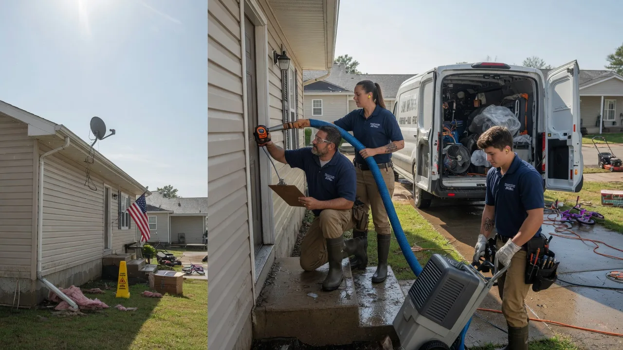 Ceiling Water Damage Restoration in Excelsior Springs, MO near me